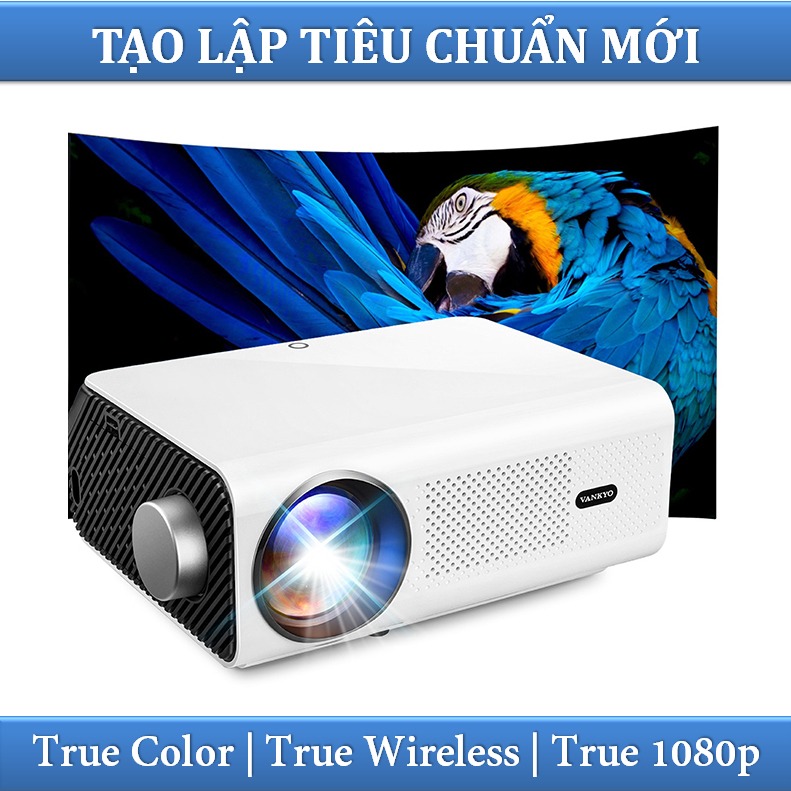 Máy chiếu mini Vankyo 495W Full-HD 1080p Wifi - Máy chiếu thế hệ mới Tạo lập tiêu chuẩn mới